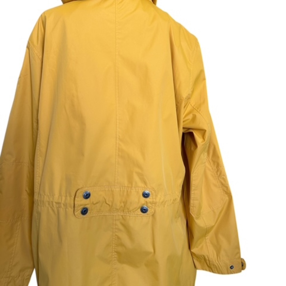 Natural Reflections Mustard Hooded Rain Jacket 1X NWT | Lightweight Utility - Picture 6 of 13